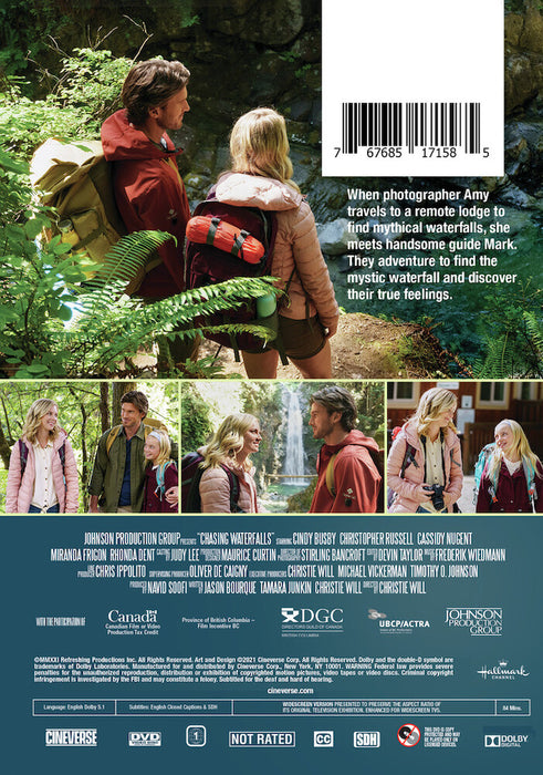 Chasing Waterfalls (MOD) (DVD Movie) - back cover art