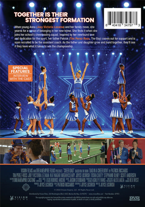 Cheer Dad (MOD) (DVD Movie) - back cover art