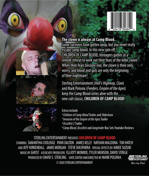 Children of Camp Blood (MOD) (BluRay Movie) - back cover art