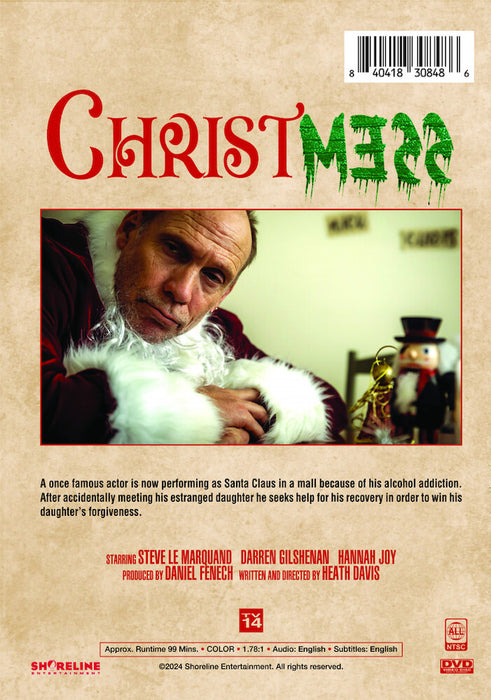 ChristMess (MOD) (DVD Movie) - back cover art