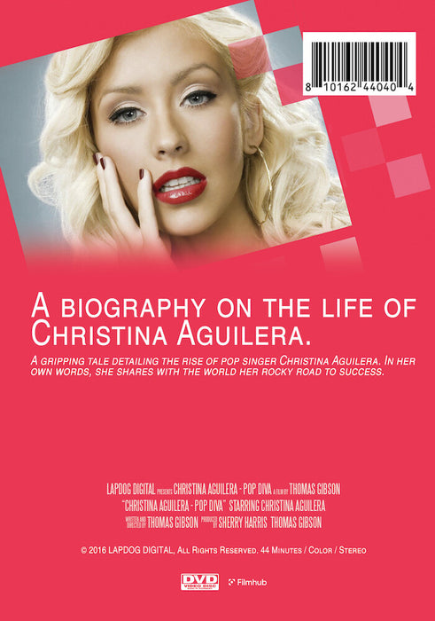 Christina Aguilera: Pop Diva (MOD) (DVD Movie) - back cover art