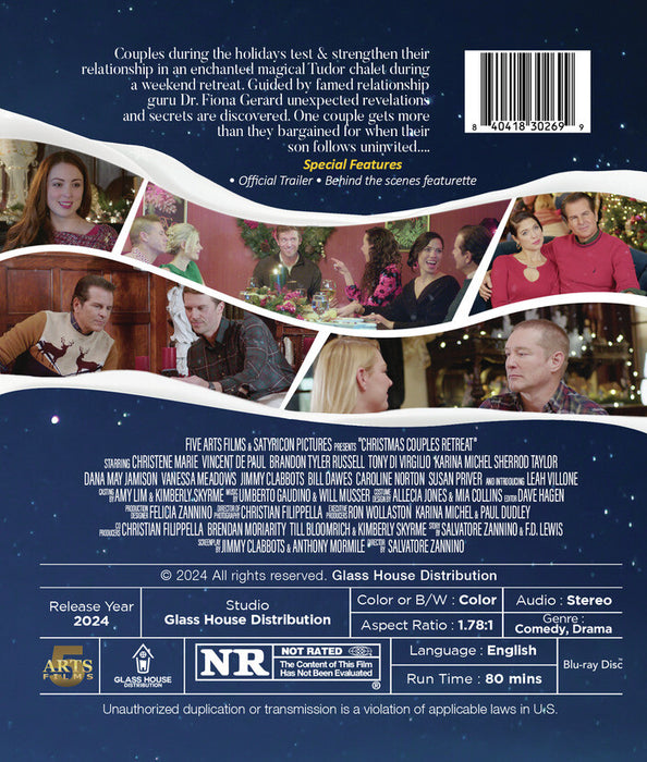 Christmas Couple's Retreat (MOD) (BluRay Movie) - back cover art
