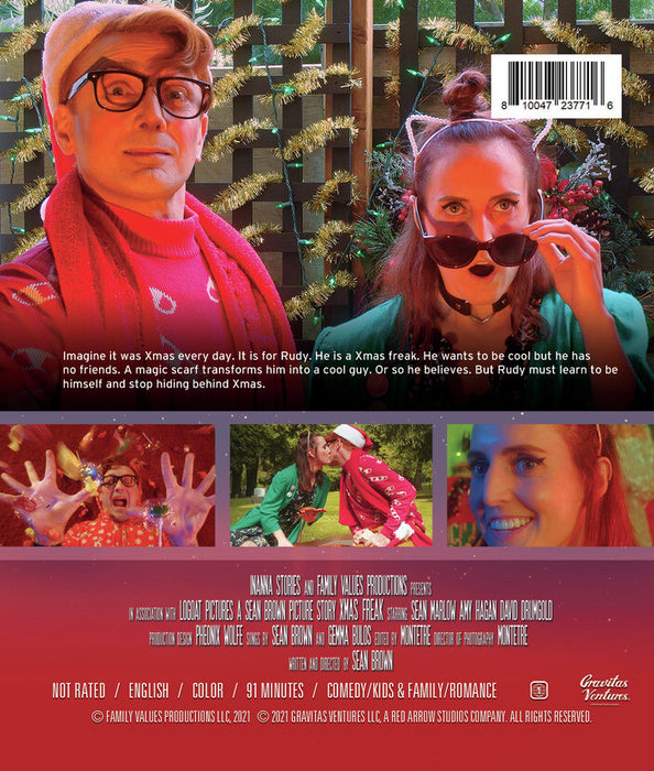 Christmas Freak (MOD) (BluRay Movie) - back cover art