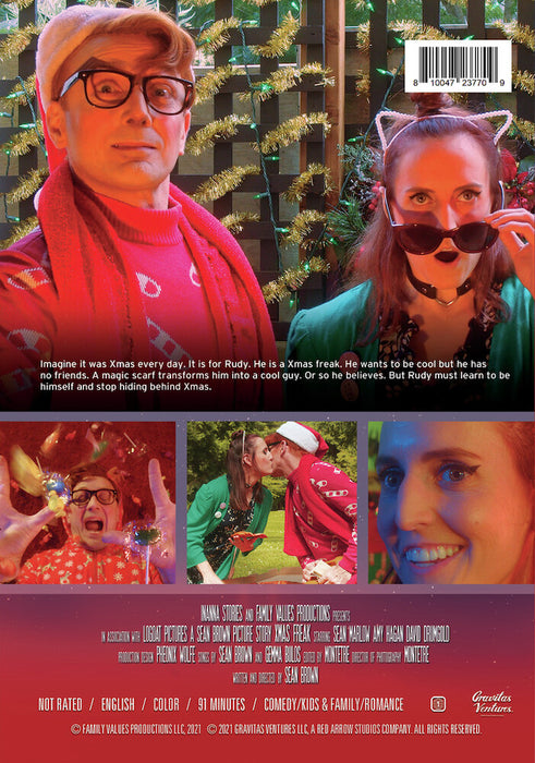 Christmas Freak (MOD) (DVD Movie) - back cover art