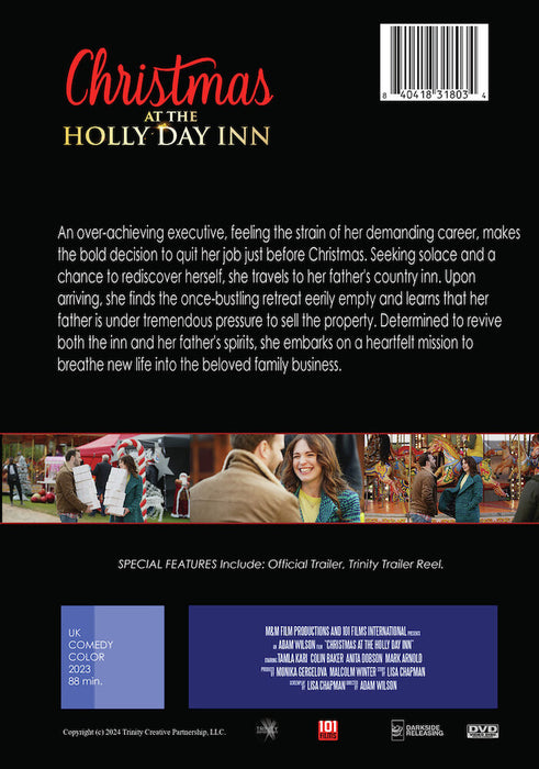 Christmas at the Holly Day Inn (MOD) (DVD Movie) - back cover art