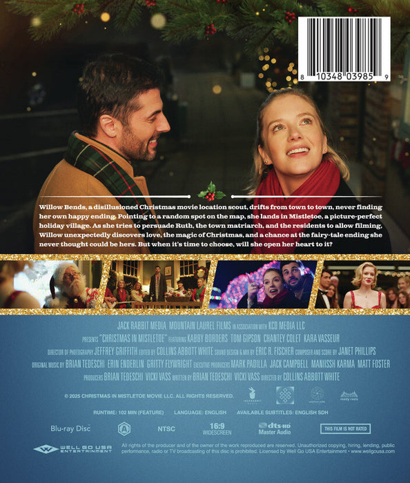 Christmas in Mistletoe (MOD) (BluRay Movie) - back cover art