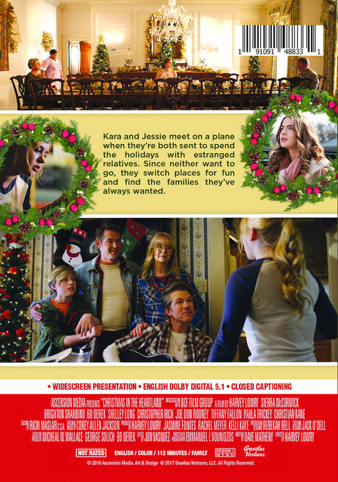 Christmas in the Heartland (MOD) (DVD Movie) - back cover art