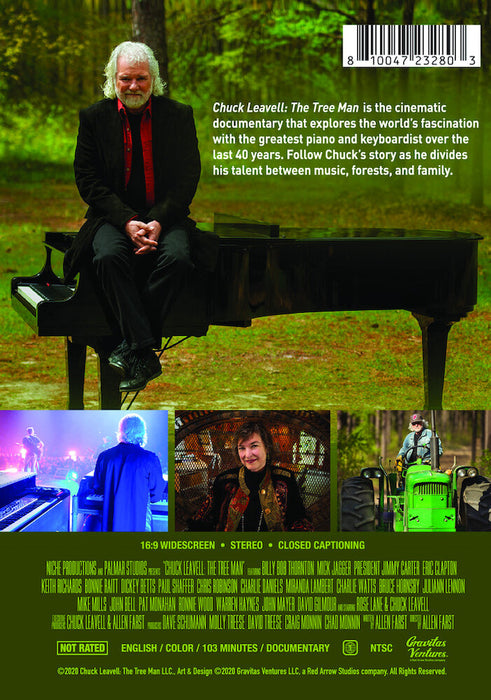 Chuck Leavell: The Tree Man (MOD) (DVD Movie) - back cover art