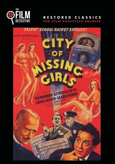 City of Missing Girls (The Film Detective Restored Version) (MOD) (DVD Movie) - movie cover art