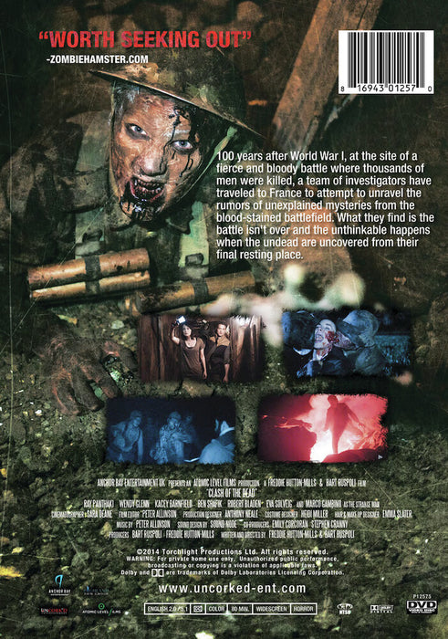 Clash of the Dead (MOD) (DVD Movie) - back cover art