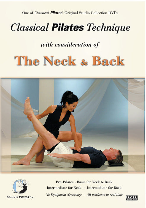 Classical Pilates Technique: Neck & Back (MOD) (DVD Movie) - movie cover art