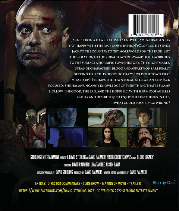 Claw 2: Blood Legacy (MOD) (BluRay Movie) - back cover art