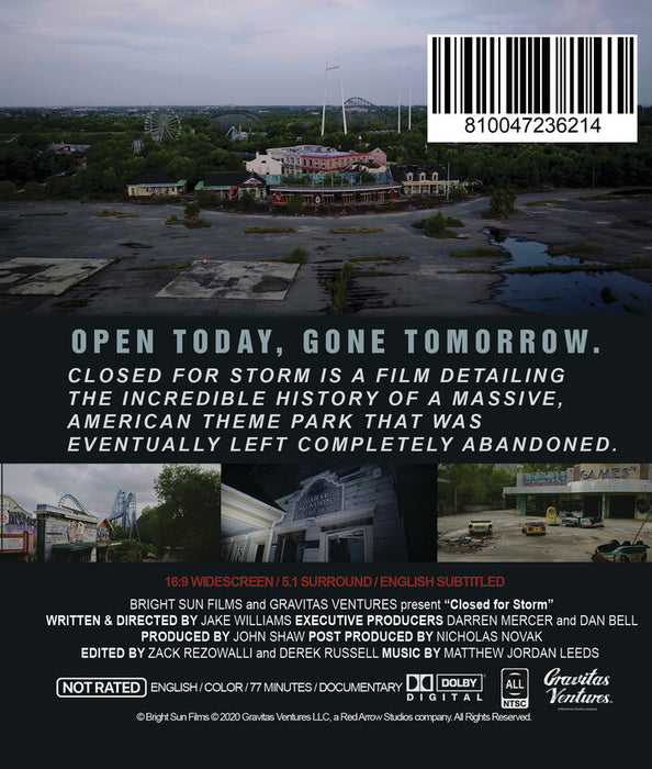 Closed for Storm (MOD) (BluRay Movie) - back cover art