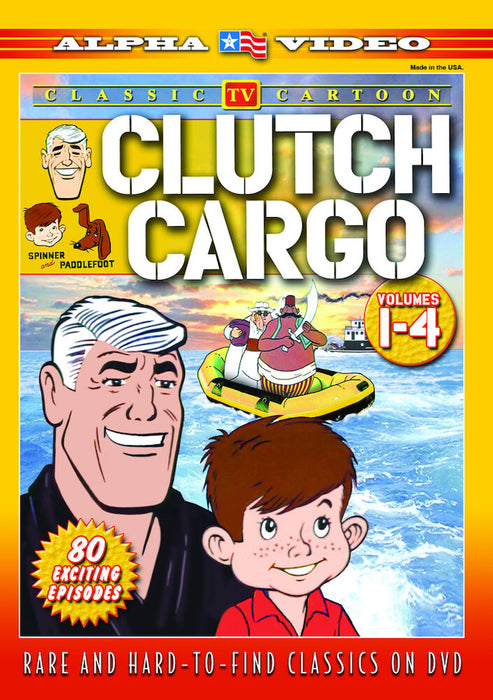 Clutch Cargo Volumes 1-4 (4 (MOD) (DVD Movie) - movie cover art
