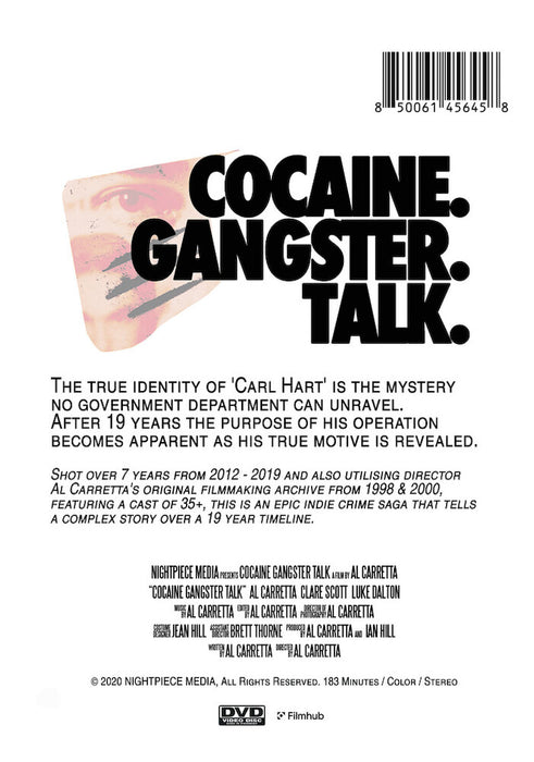 Cocaine Gangster Talk (MOD) (DVD Movie) - back cover art