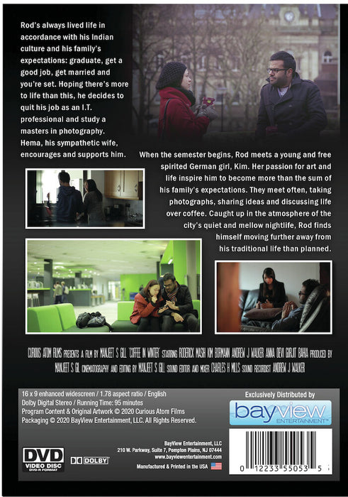 Coffee in Winter (MOD) (DVD Movie) - back cover art