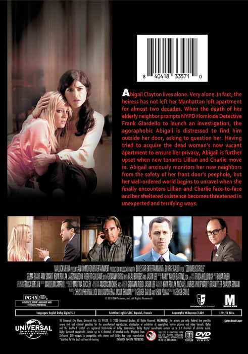 Columbus Circle (MOD) (DVD Movie) - back cover art