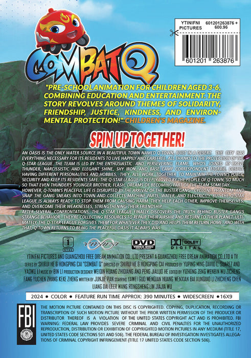 Combat Q: The Complete TV Series (MOD) (DVD Movie) - back cover art