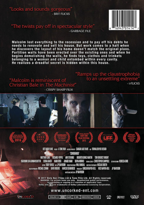 Condemned (MOD) (DVD Movie) - back cover art