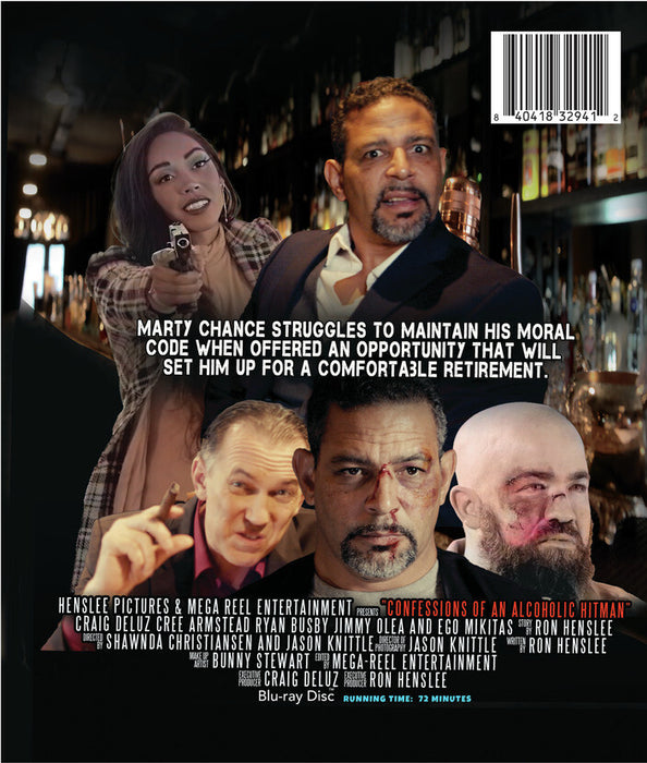 Confessions of an Alcoholic Hitman (MOD) (BluRay Movie) - back cover art