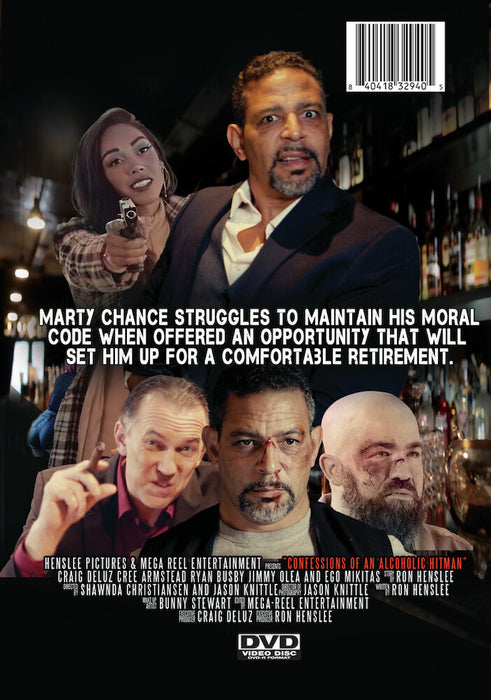 Confessions of an Alcoholic Hitman (MOD) (DVD Movie) - back cover art
