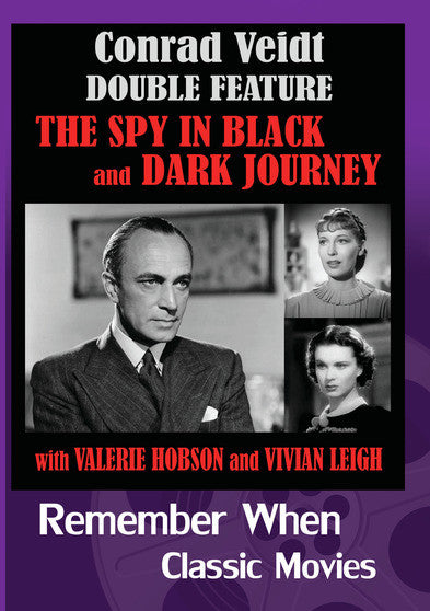 Conrad Veidt Double Feature - The Spy in Black & Dark Journey (MOD) (DVD Movie) - movie cover art