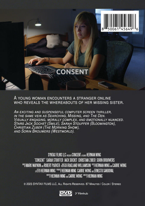 Consent (MOD) (DVD Movie) - back cover art