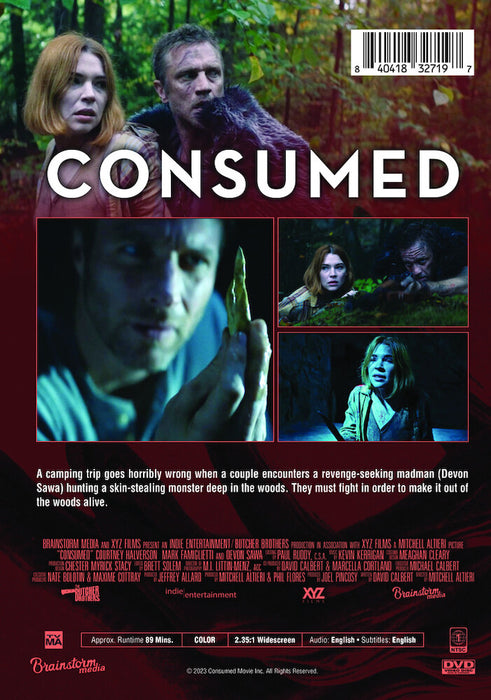 Consumed (MOD) (DVD Movie) - back cover art