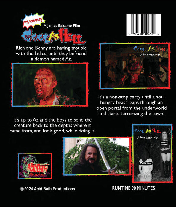 Cool As Hell 11th Anniversary (MOD) (BluRay Movie) - back cover art