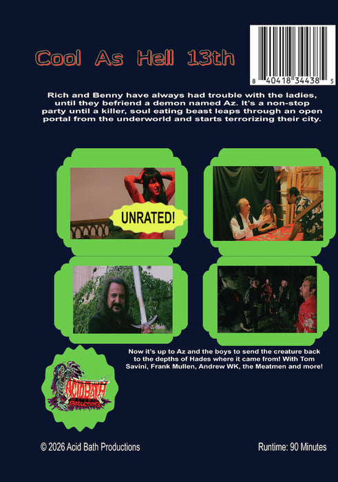 Cool As Hell 13 Year Anniversary (MOD) (DVD Movie) - back cover art