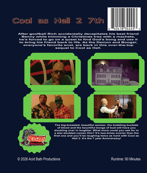 Cool As Hell 2: The Quest for God's Bong! 7 Year Anniversary (MOD) (BluRay Movie) - back cover art