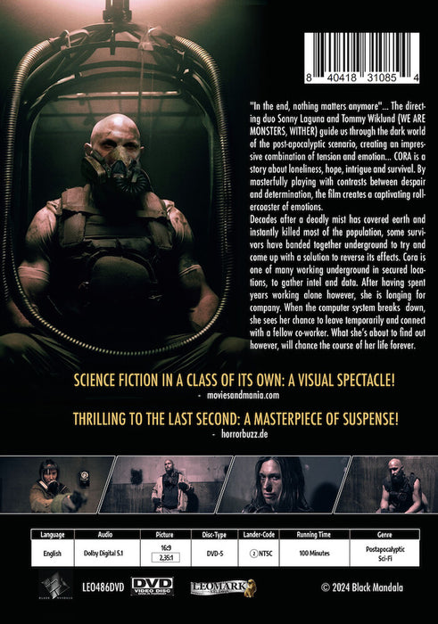 Cora (MOD) (DVD Movie) - back cover art
