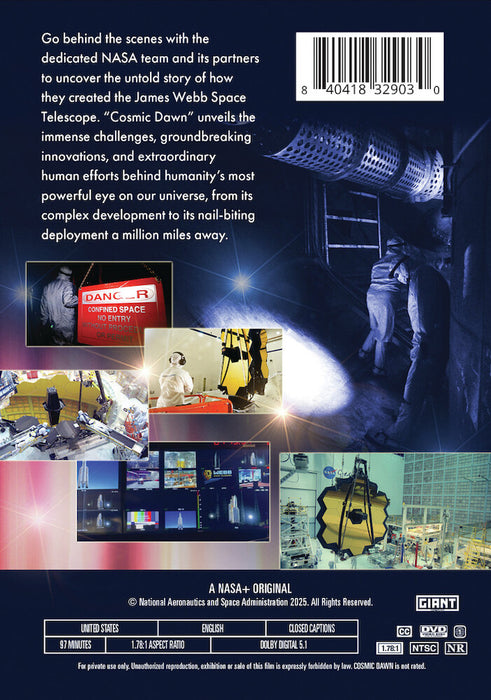 Cosmic Dawn (MOD) (DVD Movie) - back cover art
