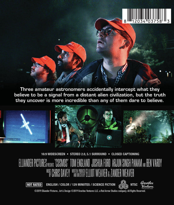 Cosmos (MOD) (BluRay Movie) - back cover art
