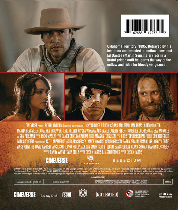 Cottonmouth (MOD) (BluRay Movie) - back cover art