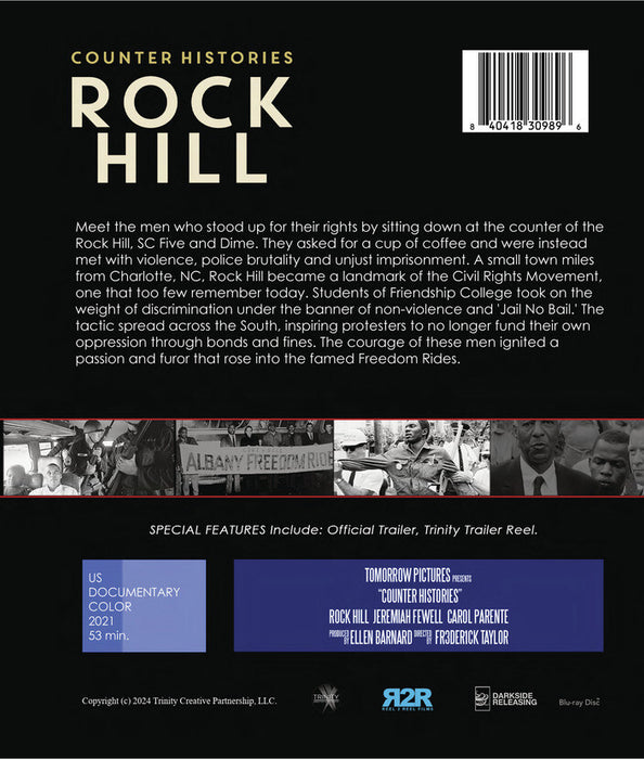 Counter Histories - Rock Hill (MOD) (BluRay Movie) - back cover art