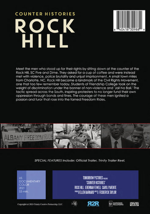 Counter Histories - Rock Hill (MOD) (DVD Movie) - back cover art