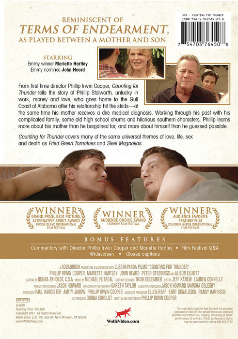 Counting for Thunder (MOD) (DVD Movie) - back cover art
