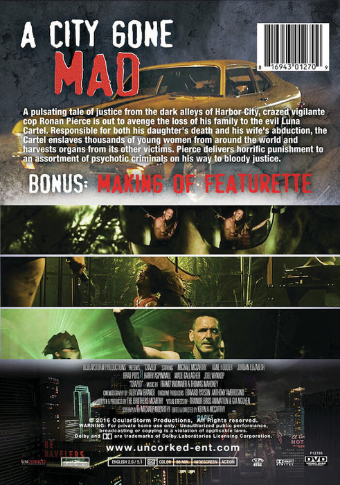 Crazed (MOD) (DVD Movie) - back cover art