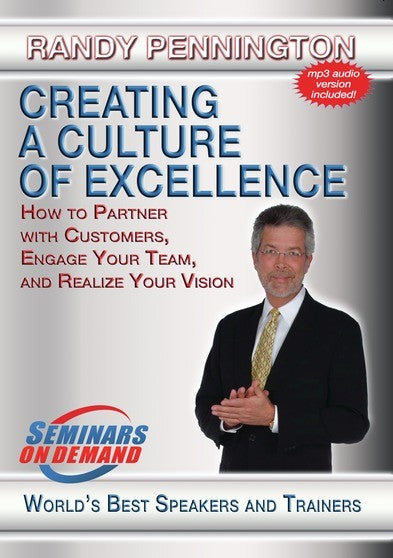 Creating a Culture of Excellence - How to Partner with Customers, Engage Your Team and Realize Yo (MOD) (DVD Movie) - movie cover art