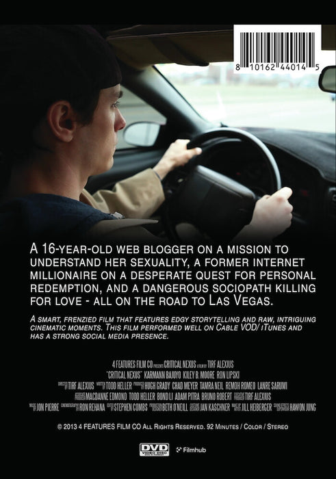 Critical Nexus (MOD) (DVD Movie) - back cover art
