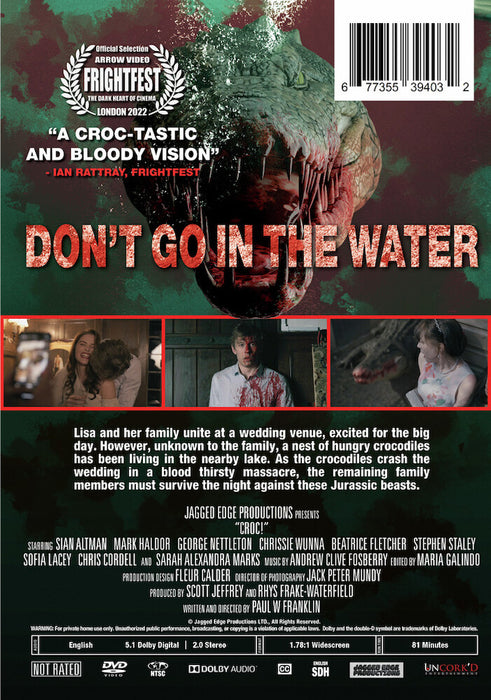 Croc! (MOD) (DVD Movie) - back cover art