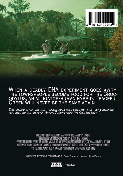 Crocodylus: Director's Cut (MOD) (DVD Movie) - back cover art