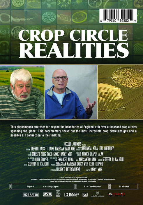 Crop Circle Realities (MOD) (DVD Movie) - back cover art