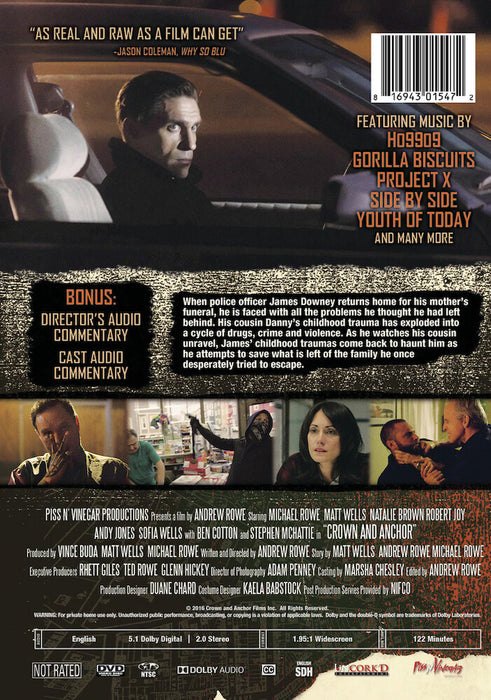 Crown & Anchor (MOD) (DVD Movie) - back cover art