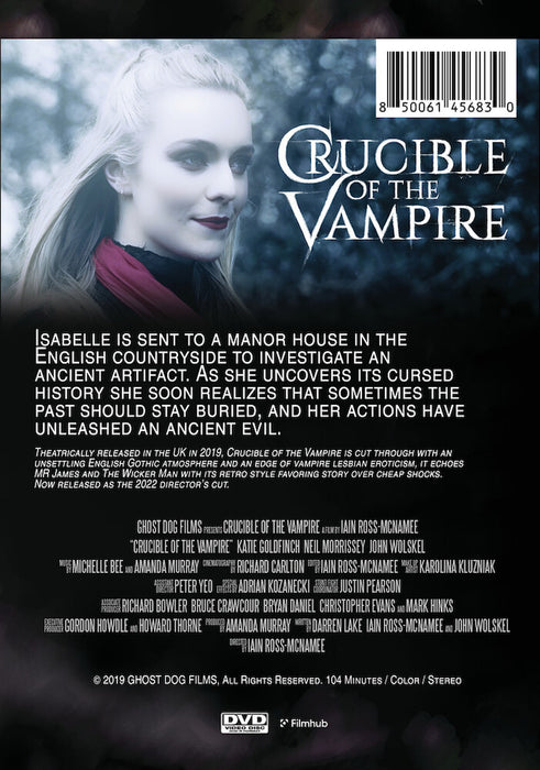 Crucible of the Vampire (MOD) (DVD Movie) - back cover art