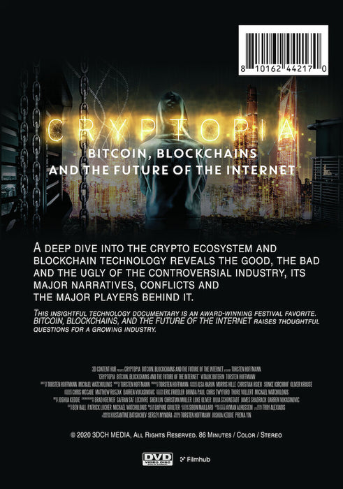 Cryptopia: Bitcoin, Blockchains, and the Future of the Internet (MOD) (DVD Movie) - back cover art