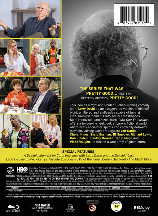 Curb Your Enthusiasm: The Complete Series (MOD) (BluRay Movie) - back cover art