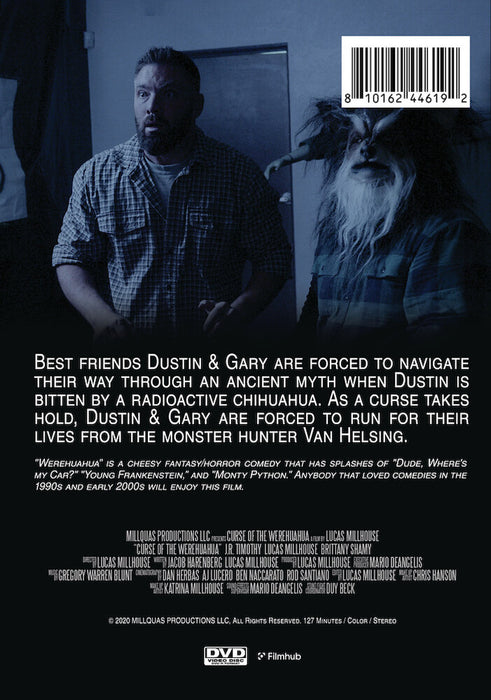 Curse of the Werehuahua (MOD) (DVD Movie) - back cover art