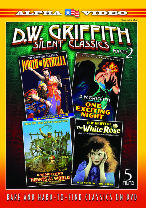 D.W. Griffith Silent Classics, Volume 2: 5-Film Collection (4-DVD) (MOD) (DVD MOVIE)